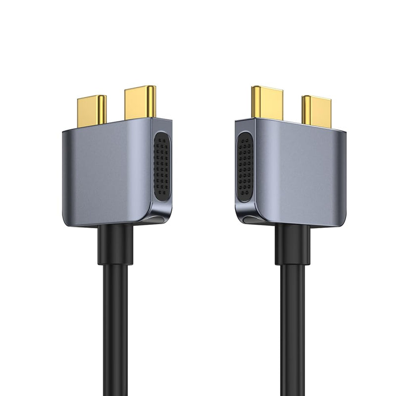 Tobenone Dual USB C Cable Docking Station, Length of the Wire is 70cm (Approximately 27.56 Inches), This Length Includes The Plug