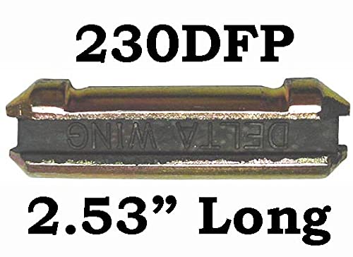 H&L Tooth Company 230DFP TF23P Long Flexpins (5 Pack) 2.53" Oversize Flex Pins Sharp Ends for 23 230 Fangs Style and Deltawing Teeth | TF23PN