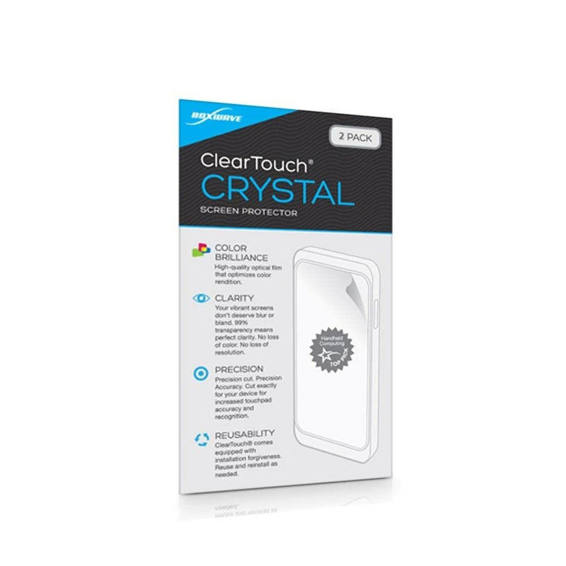 BoxWave Screen Protector Compatible with Santa Medical Dual Color OLED Pulse Oximeter - ClearTouch Crystal (2-Pack), HD Film Skin - Shields from Scratches