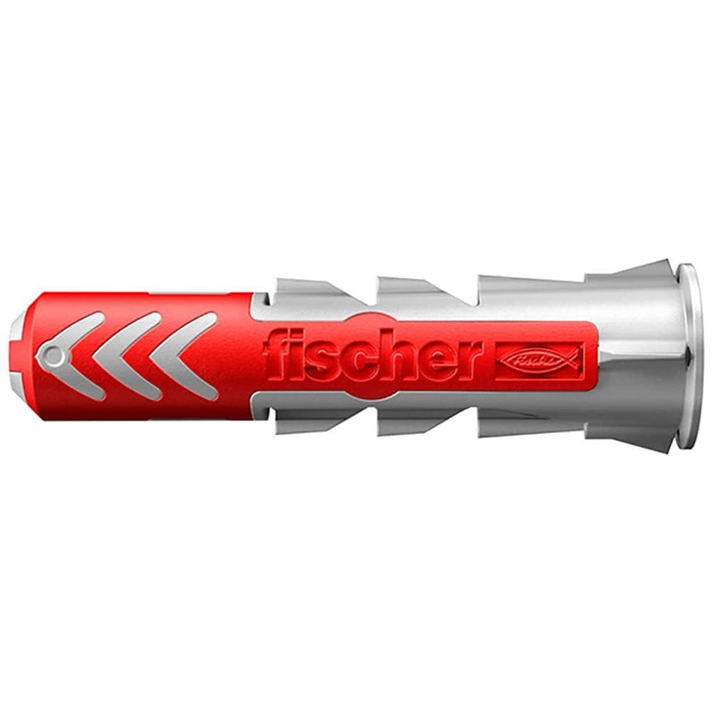 fischer DuoPower 5/16" x 1-5/8" S PH, 50 Plugs & 50 Screws, Powerful Universal Plug with Intelligent 2-Component Technology for Fastenings in Concrete, Bricks, Drywall, Chipboard, etc 5/16" x 1-5/8"