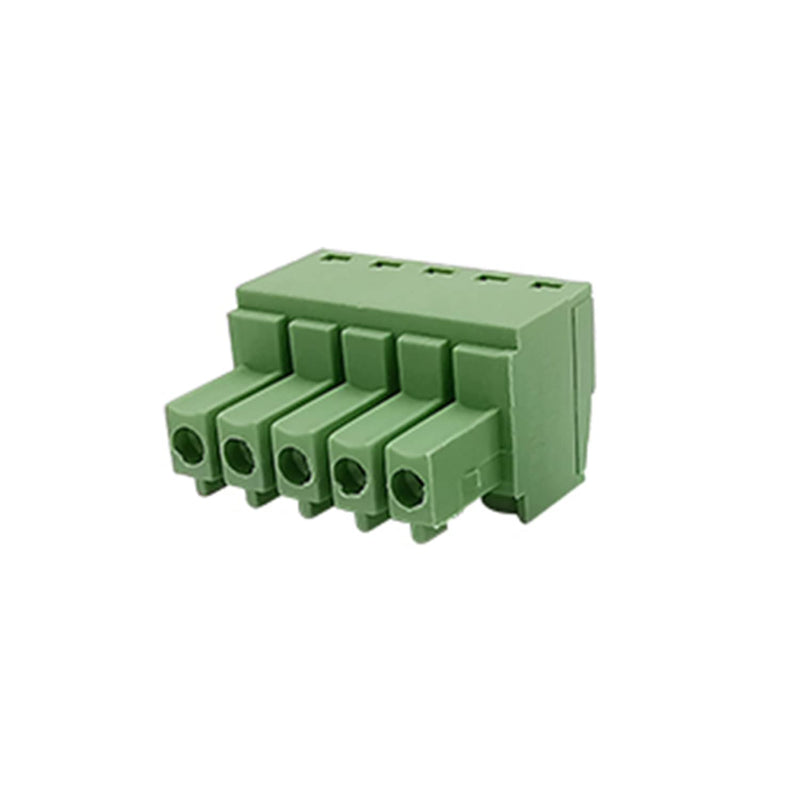 10PCS 5 Pin 3.5mm Pitch PCB Green Pluggable Terminal Block Connector with Separate Screw Hole (10Pcs 5P 3.5MM) 10PCS 5 Pin 3.5mm