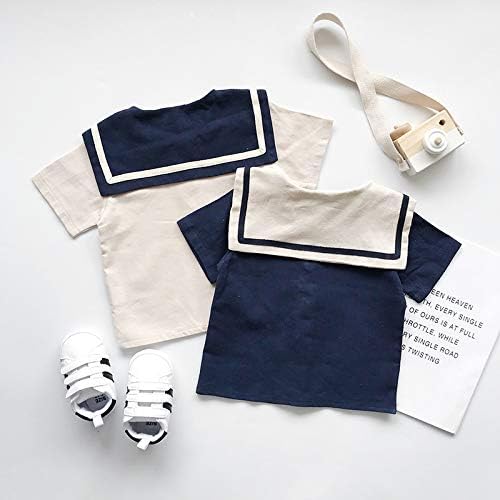 Mercurius Baby Clothes, Kids Sailor, Marine Setup, Top and Bottom Set, Boys and Girls, Children's Clothes, Uniform, Children, 90, 100, 110, 120, 130, 140 - NewNest Australia