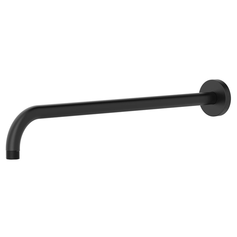 American Standard 1660118.243 18-Inch Wall Mount Right Angle Shower Arm, Matte Black