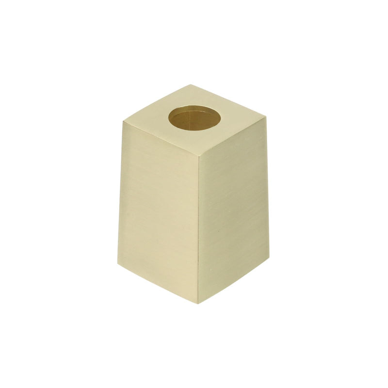 T Tulead 4PCS Table Feet Cover Caps Zinc Alloy Furniture Legs Covers Golden Cabinet Sofa Feet Caps Upper Inner Width: 35mm/1.37", Bottom Inner Width: 1.22" 39x50mm