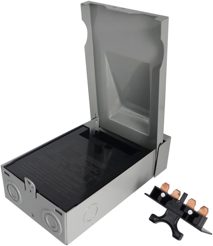 1/2" 6FT, 10THHN Wire-Non-Metallic Connectors, A/C Hook-up Whip Kit,A/C Disconnect Switch with Non-Fused 240V 60A Disconnect Box