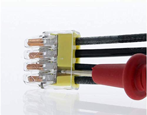 Ideal in-Sure 2-Port x10, 3-Port x10, 4-Port x10, Non-Twist Connector for Solid, Stranded, and Tin Bonded Wire