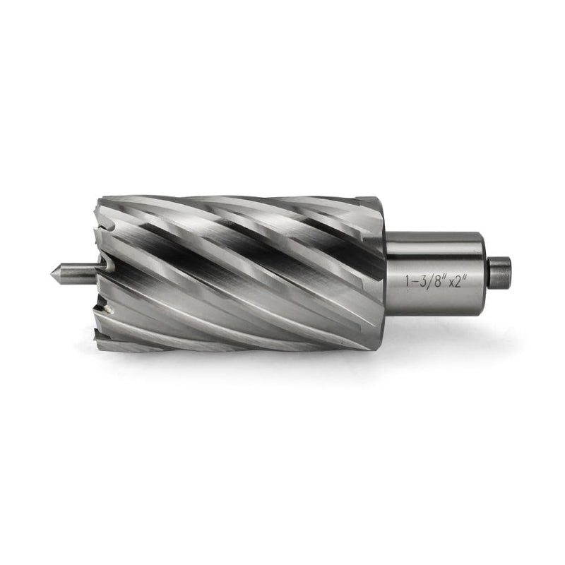 Annular Cutter 3/4 Inch Weldon Shank 1-3/8 Cutting Diameter 2 Cutting Depth Slugger Bits HSS Kit for Magnetic Drill Press