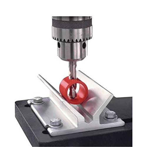 Center-It Drill Press Block: Essential Fabrication Tool for Perfectly Centered Round Tubing Drilling, 5" x 4" Base, 1.75" Height, 2.5" V Measurement, 3.5" x 3" Bolt Holes Center-To-Center - NewNest Australia