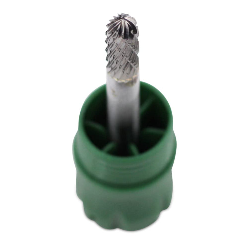 BHA Cylinder Radius End Tungsten Carbide Burr Die Grinder Rotary Tool Bit for Metal Contouring and Deburring, Double Cut with 1/4" Shank (SC-1: 1/4" Cut Diameter x 5/8" Cut Length) SC-1: 1/4" Cut Diameter x 5/8" Cut Length