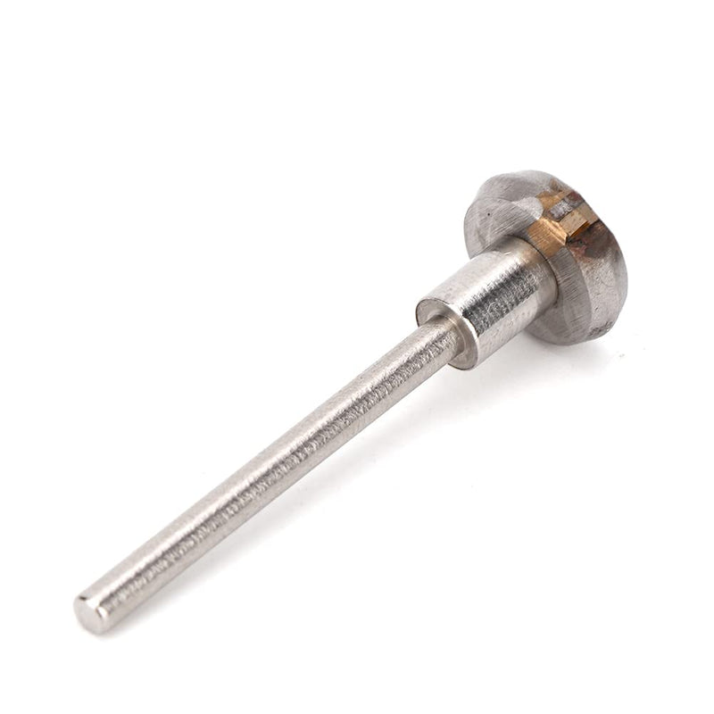 SYH&AQYE Diamond Cut Flywheel Shank, 3.5cm/1.4in Diamond Cutting Tool, Durable Jewelry Cutting Engraving Making Accessory for Jewelry Cutting Engraving (120degree) 120degree