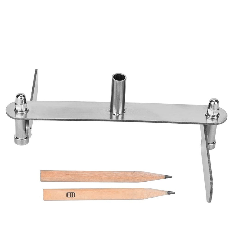 Center Finder, Stainless Steel Marking Positioning Gauge & Centering Tool, Dual Function Scriber and Offset Marker, for Woodworking and Wood Center Finding 40-100MM