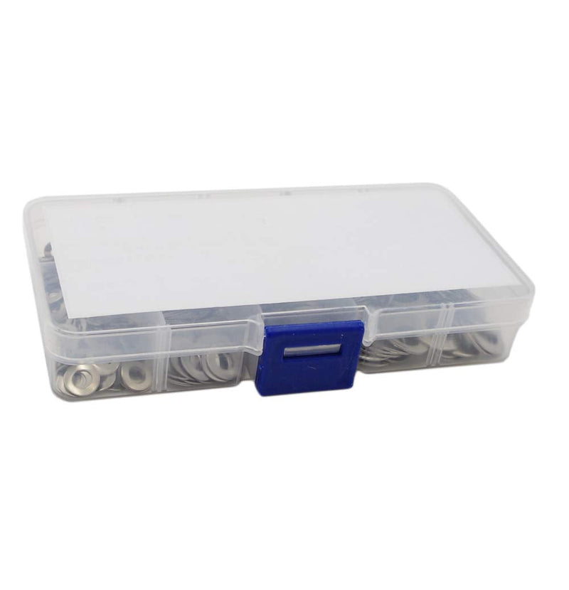 350PCS Metric M3 M4 M5 M6 M8 M10 M12 304 Stainless Steel Wave Spring Washer Assortment Kit