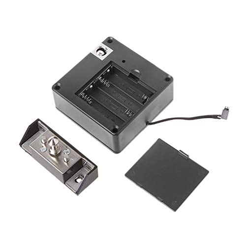 Invisible Cabinet Lock, Hidden NFC Lock DIY RFID Lock Latch with USB Cable Power for Wooden Cabinet Drawer Liquor Cabinet Open and Close Pantry Secret Shelf or Concealed Panel Matte Black 1.2x3 Inch