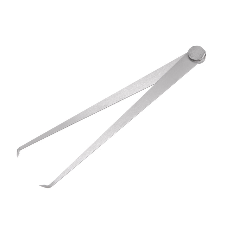 Firm Joint Inside Caliper - [8 Inch] Stainless Metal Firm Friction Joint Measurement Tool for Size Measuring Use, Silver Tone 8 Inch