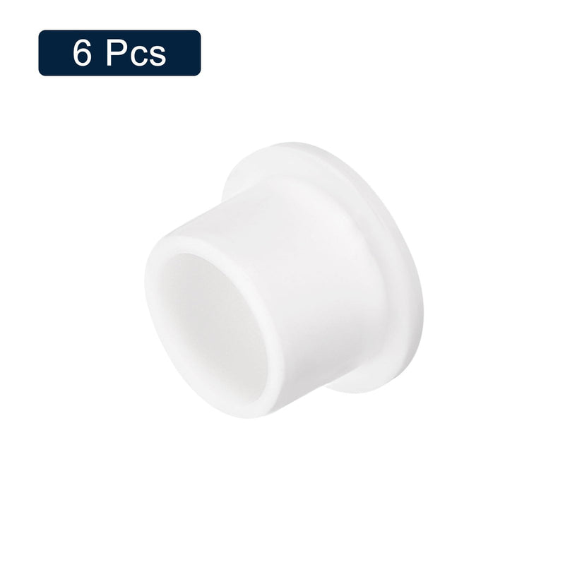 uxcell 6 Pieces White Plug Holes, Waterproof Rubber Button Plug for 12.5mm / 0.49" Hole