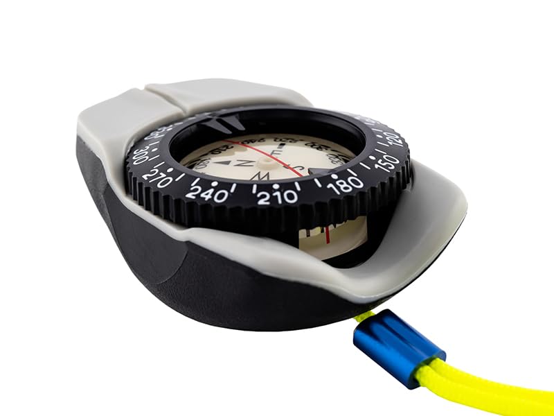 Handbearing Compass - V-Finder - Ergonomic and Ambidextrous Design - 40mm Dial. Shockproof, Waterproof and Sandproof. Precise and Precious Companion When Trekking or Hiking. - Made in Europe