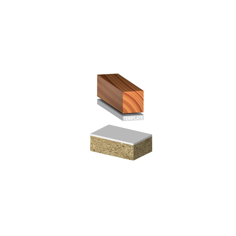 Freud 42-104: 1/2" (Dia.) Bearing Flush Trim Bit 1/2-Inch Bearing Flush Trim Bit