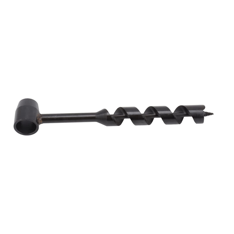 1 Inch Manual Auger Drill Bit with T Handle, Wood Auger for Bushcraft Backpack Camping Survival Tool (25-230mm)
