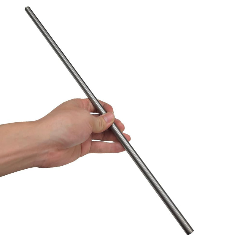 12" Length Titanium Rod 3/8" Dia(10mm),Titanium Alloy Round Rod GR5 Metal for Model Plane Cars Ship DIY Craft Metal Working (2 Pcs) Dia 3/8" 2