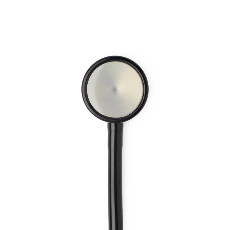Medline Elite Adult Stainless Steel Stethoscope, Black, High Acoustic Sensitivity