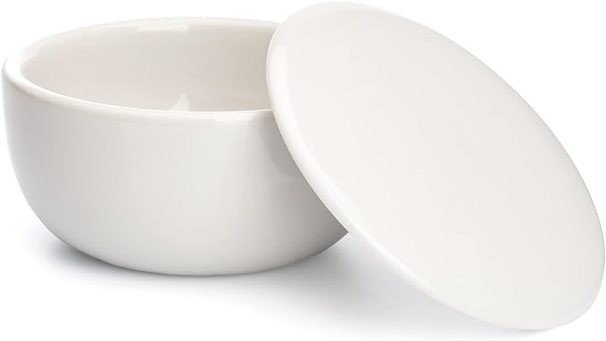Muhle porcelain shaving bowl (with shaving soap) SANDALWOOD (RN2SH) - NewNest Australia