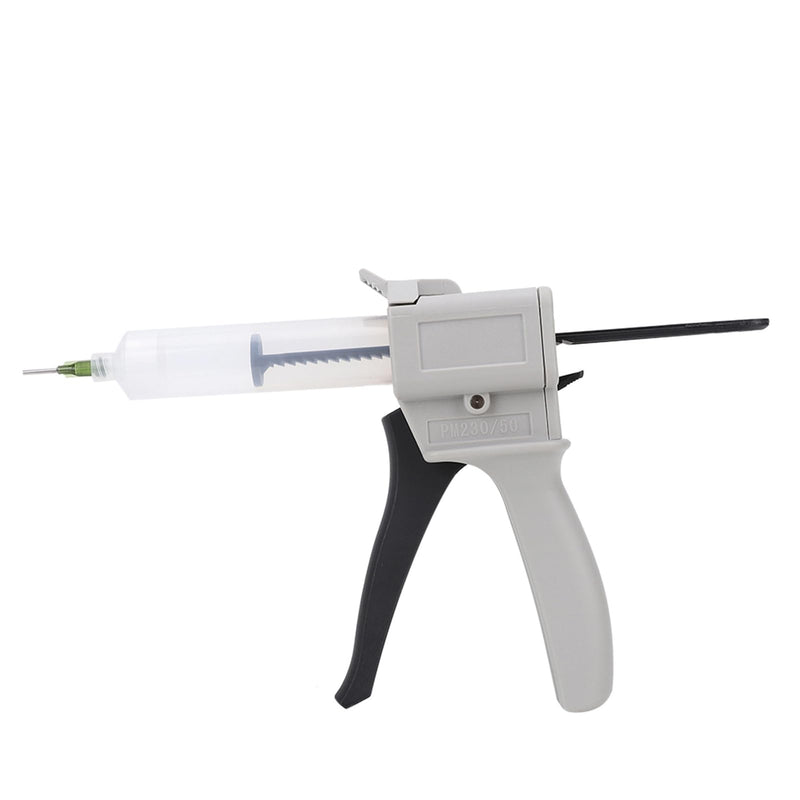 30ml Dispenser Glue Gun, Manual Dispenser Glue Gun Plastic Manual Single Tube Handle Tool for Pressing Squeezing (1) 1
