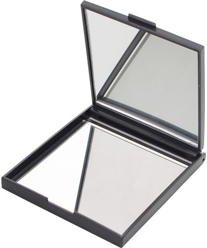 Kai KX0754 Compact Mirror with Magnifying Glass Hand Mirror Black 1 Piece (x1) - NewNest Australia