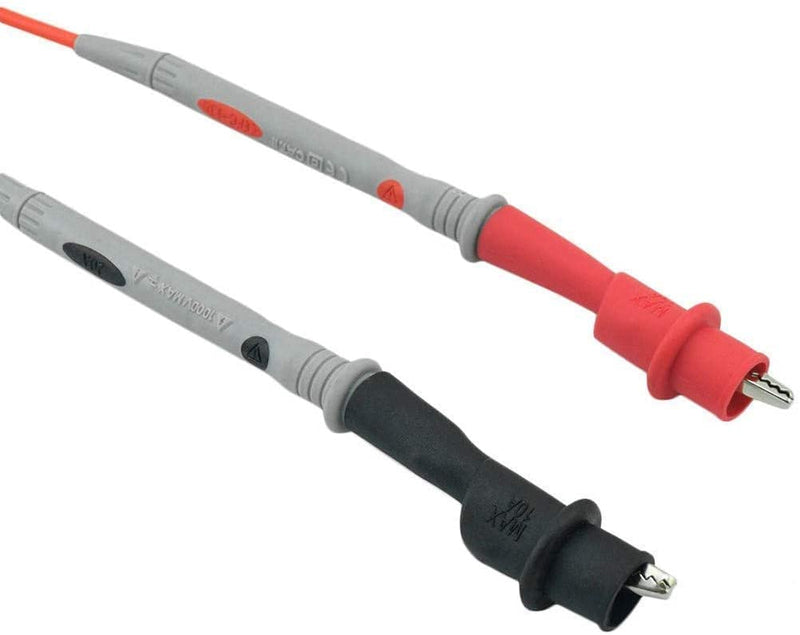 Replacemen Push-on Alligator Clips for Multimeter Test Lead,4 Pcs (4 PCS) (4PCS) 4PCS