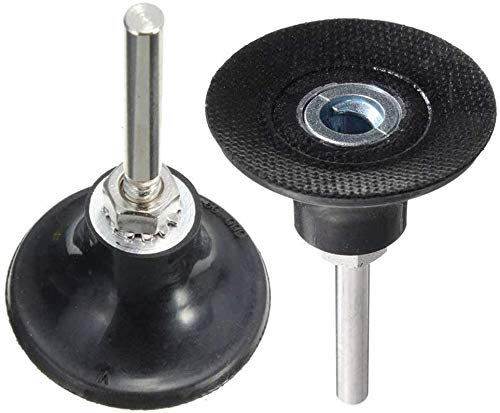 2 Inch Sanding Discs Holder Roll Lock Disc Pad Quick Change Disc Adapter with 1/4" Shank for Die Grinder Power Drill Driver 2Pack 2"