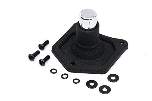 Rullo Cycles Black Solenoid Cover Starter Push Button