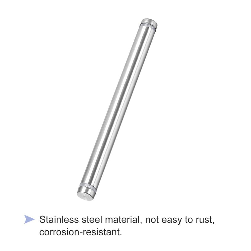 uxcell 1/2 Dia x 5-1/4"(12x134mm) Double Head Standoff Screws Acrylic Glass Nails 4pcs 134mm