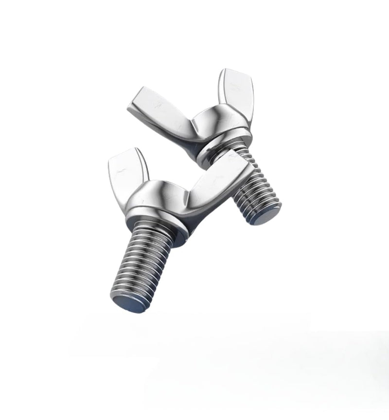 1/4-20x3/4(50pcs) 304 Stainless Steel Wing Butterfly Screws Bolts,Wing Bolt,Thumb Hand Screws for Electronic Equipment,Wing Bolt Thumb Hand Screws 1/4-20x3/4(50pcs) 50