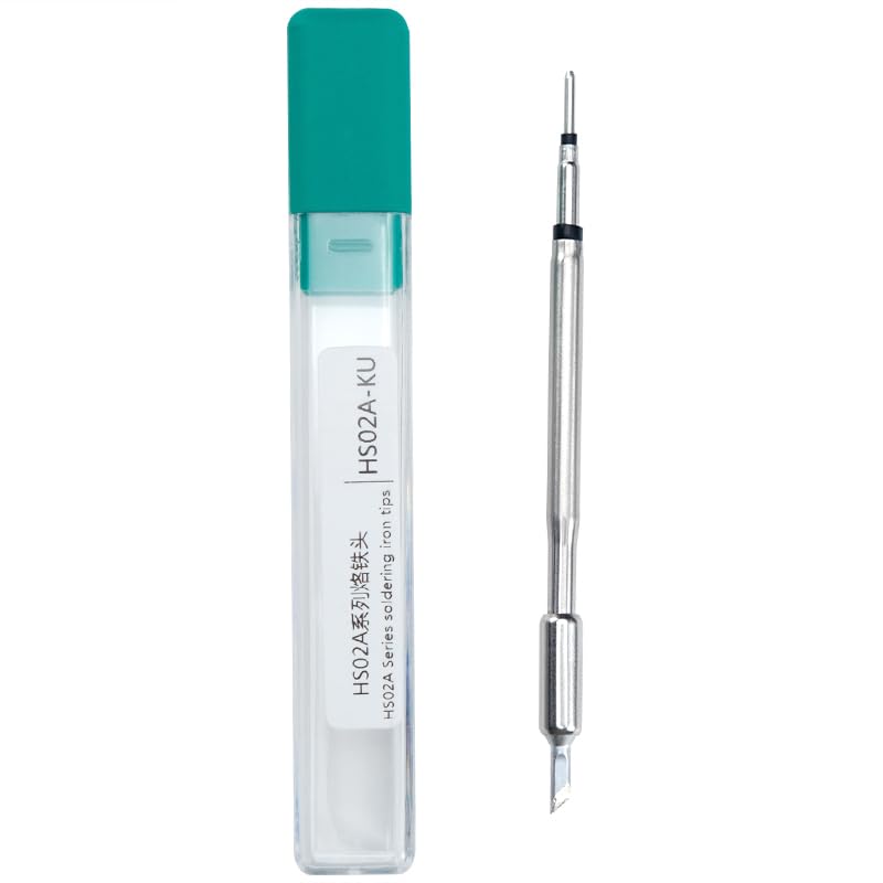 FNIRSI F245 Soldering Iron Tips for HS02A DWS200, F245-K, KU, JS, I, C2, B Replacement Tips, Constant Temperature Solder Iron Head