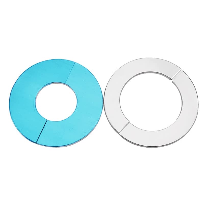 Wall Split Flange, Stainless Steel Round Escutcheon Plate for 2.4"/61mm Diameter Pipe, Pack of 3 (61mm/2.40'') 61mm/2.40''