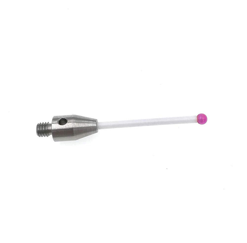 CMM Touch Probe Stylus 3mm Ruby Ball Tips M4 Thread Ceramic Stem 40mm Length