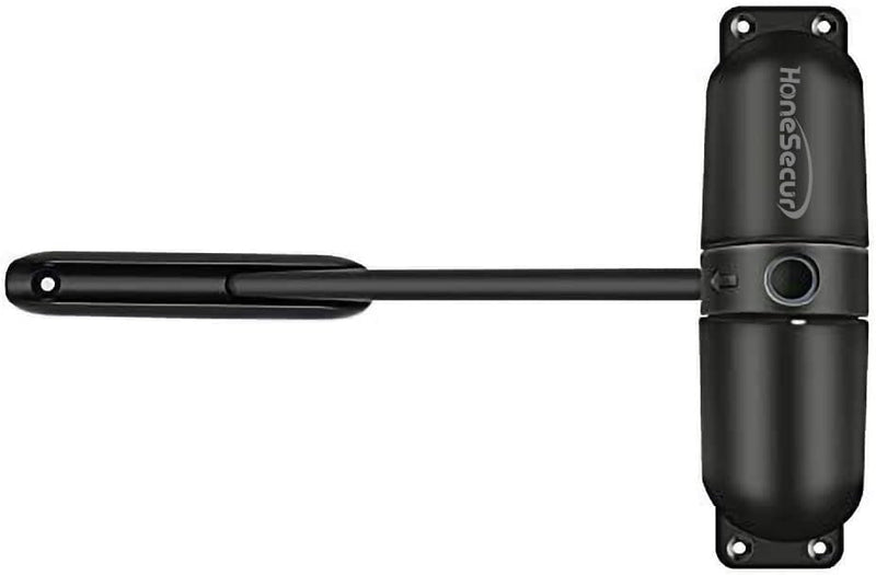 Safety Spring Door Closers, Adjustable Closing Door Hinge, Automatic Stopper Fire Rated, to Convert Hinged Doors to Self Closing Doors - Black