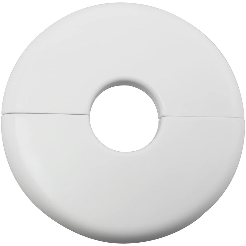 2pcs Pipe Hole Air Conditioning Hole Decorative Cover 22x80mm Snap On White Round Cover Round Escutcheon Plate