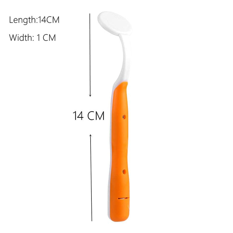 2 Pcs Dental Mirror with Light Tool LED Lighted Teeth Inspection Mirror Anti Fog Curve Angle Dentist Oral Care Tool - NewNest Australia