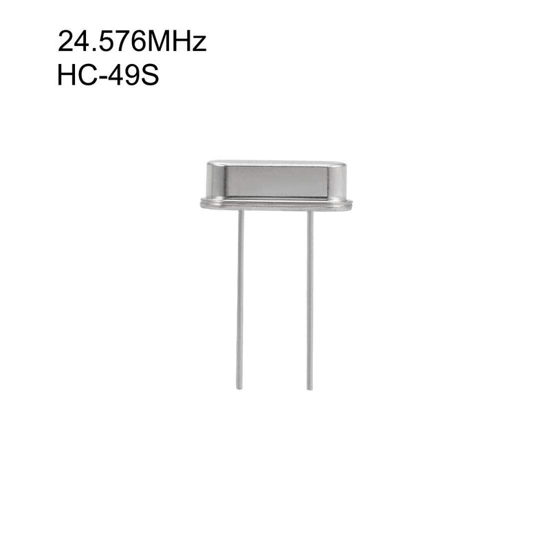 uxcell DIP Quartz Crystal Oscillators Resonators 24.576MHz HC-49S Replacements 5 Pcs