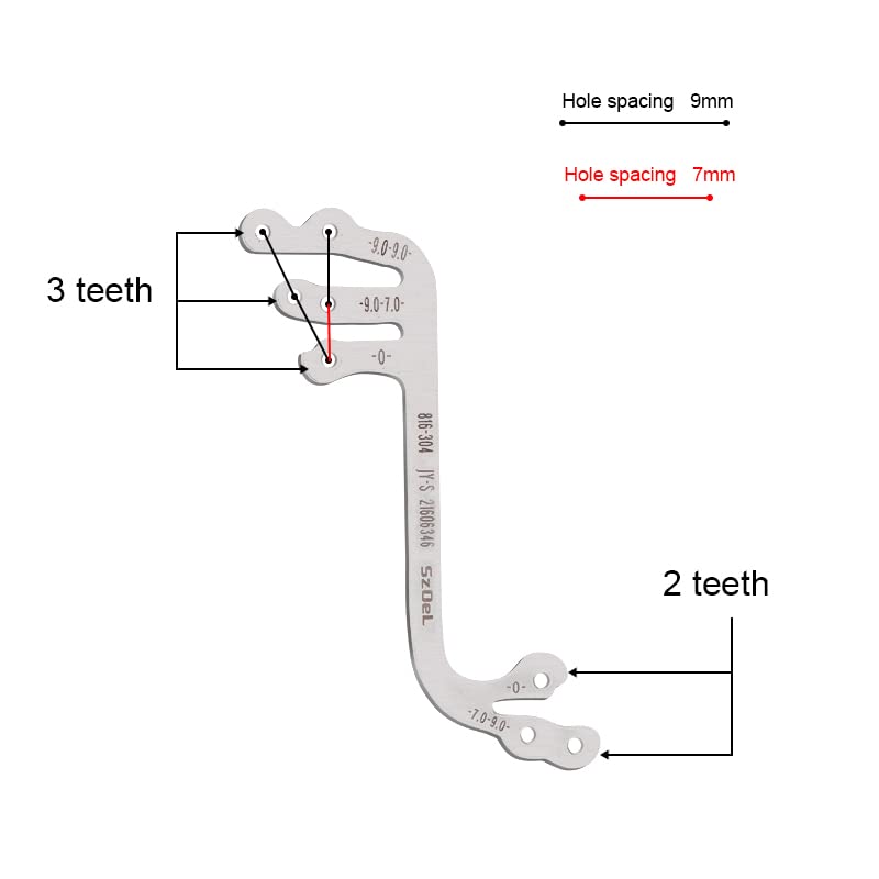 6pcs/Set Implant Guide Set Autoclavable Oral Planting Surgical Locator Positioning Angle Ruler Dentistry Materials - NewNest Australia
