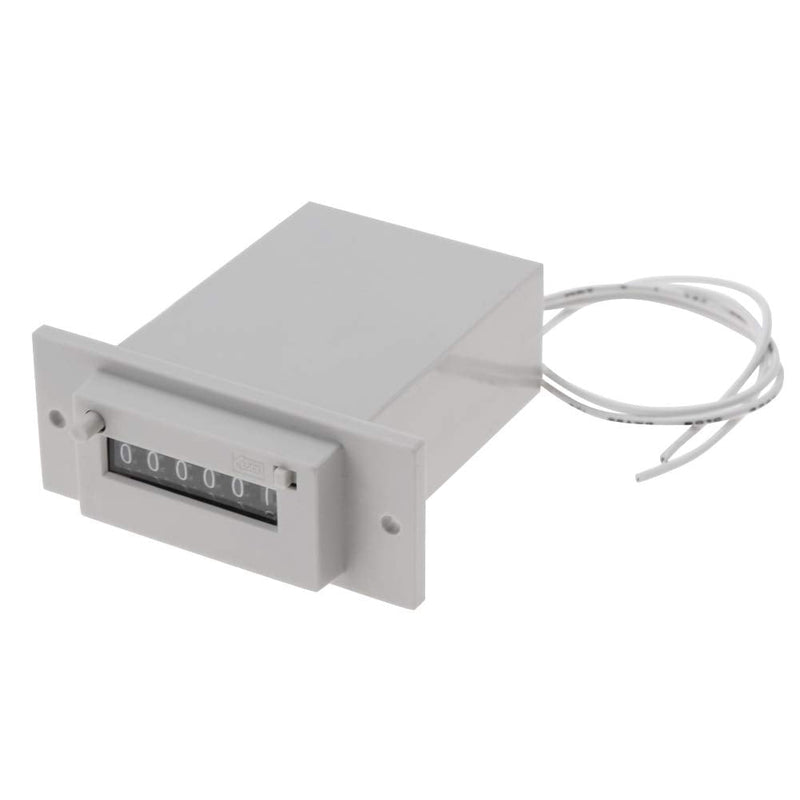 CSK6-YKW 6 Electronic Counter Pulse Counter,Pulse Counter Module 24vac Impulse Counter Digit Electromagnetic Pulse Counter 110VAC220VDC24V (DC24V)