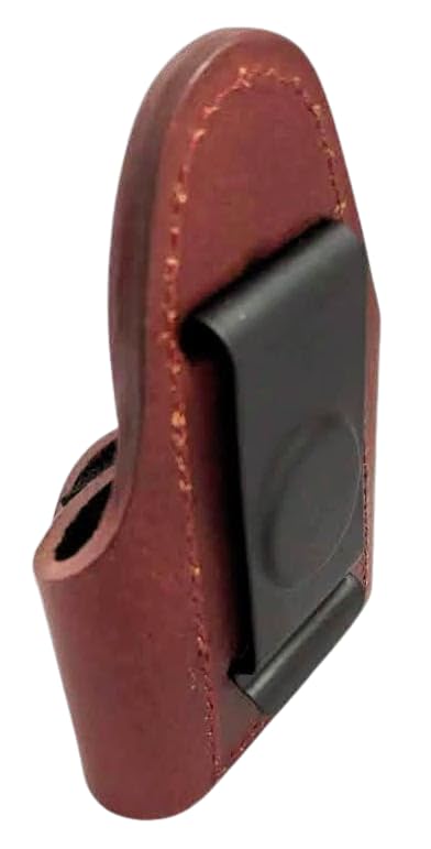 The HipClip – Handmade Leather Stethoscope Holder (Brown) Full Grain Leather