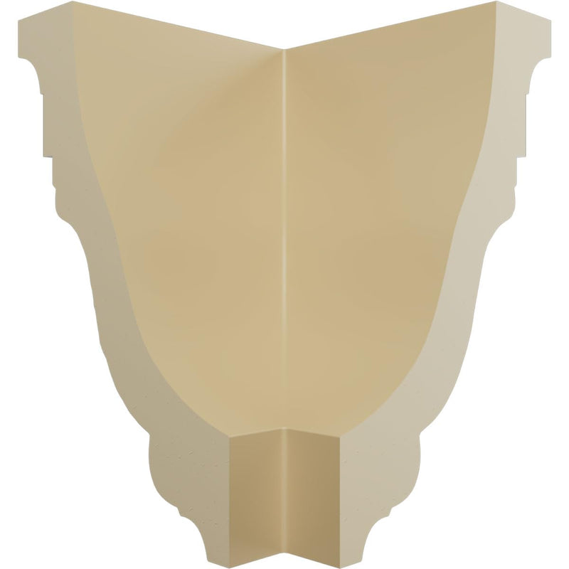 Ekena Millwork MOC03X04DE-CASE-4 Outside Corner for Moulding MLD04X03X05DE (4-Pack), 3 1/4"P x 4 1/2"H, Primed, 4 Pack