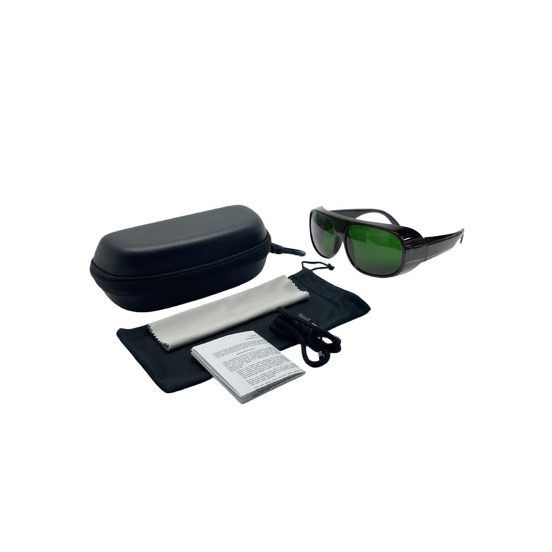 LaserPair OD8+ DIN4 900-1100nm Laser Safety Glasses, black Frame #52 for Fiber Laser & Handheld Laser Welding