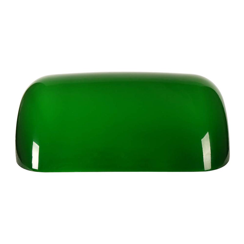 Newrays Green Glass Bankers Lamp Shade Replacement Cover,L8.85 W5.11