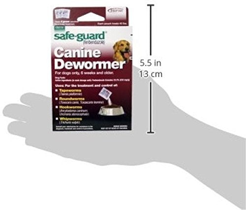 Dog Dewormer Canine 8in1 Safe Guard Safeguard Dogs Large Puppies Pet Wormer 4gr - PawsPlanet Australia