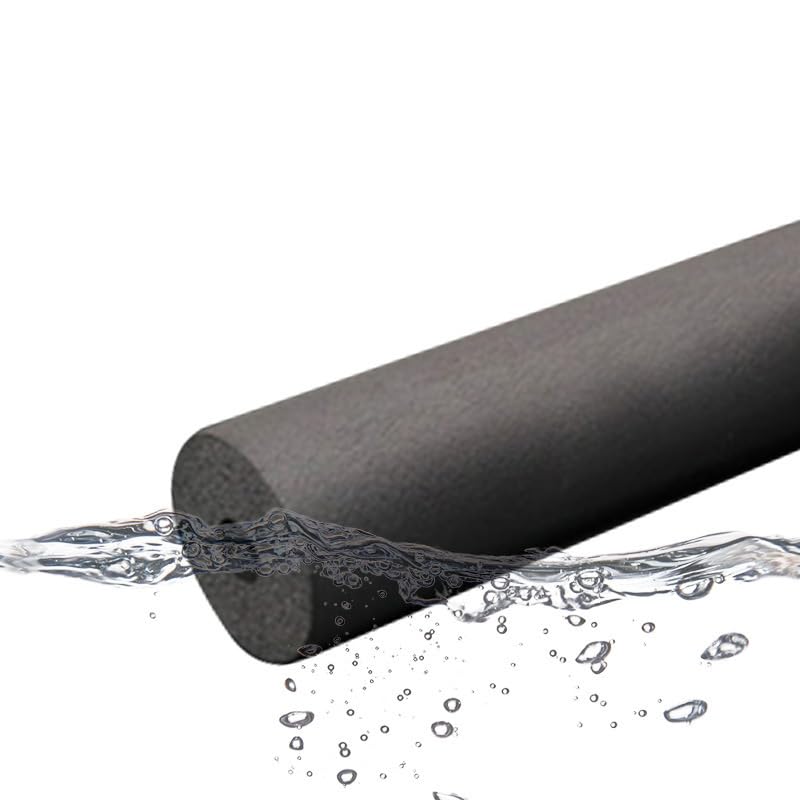 cSeao Pipe Insulation Foam Tube (3/8" x 3/8" x 6FT),3/8" ID Pipe Insulation Foam Tube,AC Uint Foam Tubing, Guitar Stand Foam Tube, Hollow Pipe Cover,Exercise Machine Handle Protector and Roof Rack 3/8" x 3/8" x 6FT