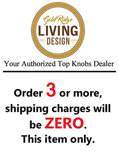 Top_Knobs Barrow Pull Color Honey Bronze 6 5/16" Length Grace Coll Traditional Transitional Bar Handle Kitchen Drawer Cabinet Door Dresser Bathroom Metal Handle Interior Home