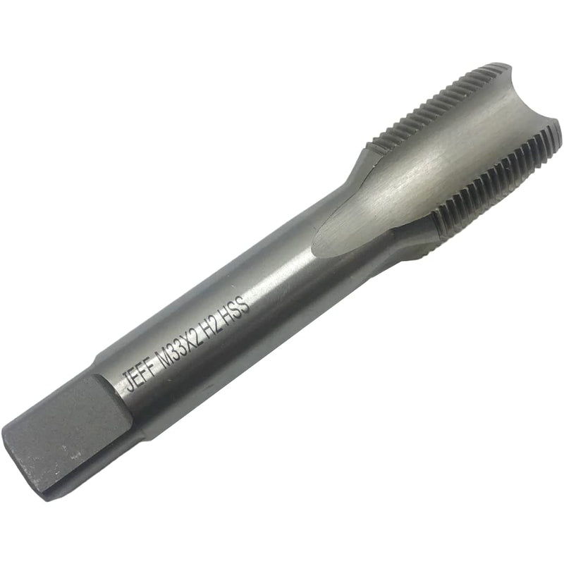 M33 x 2 Thread Tap Right Hand M33x2 Straight Fluted Machine RH Metric | High Speed Steel HSS Threading Milling