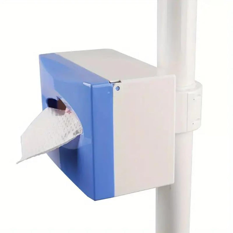 Dental Chair Tissue Box Flexible Fixation On Chairs for Use in Clinics, Hospitals, and Homes （White Type）